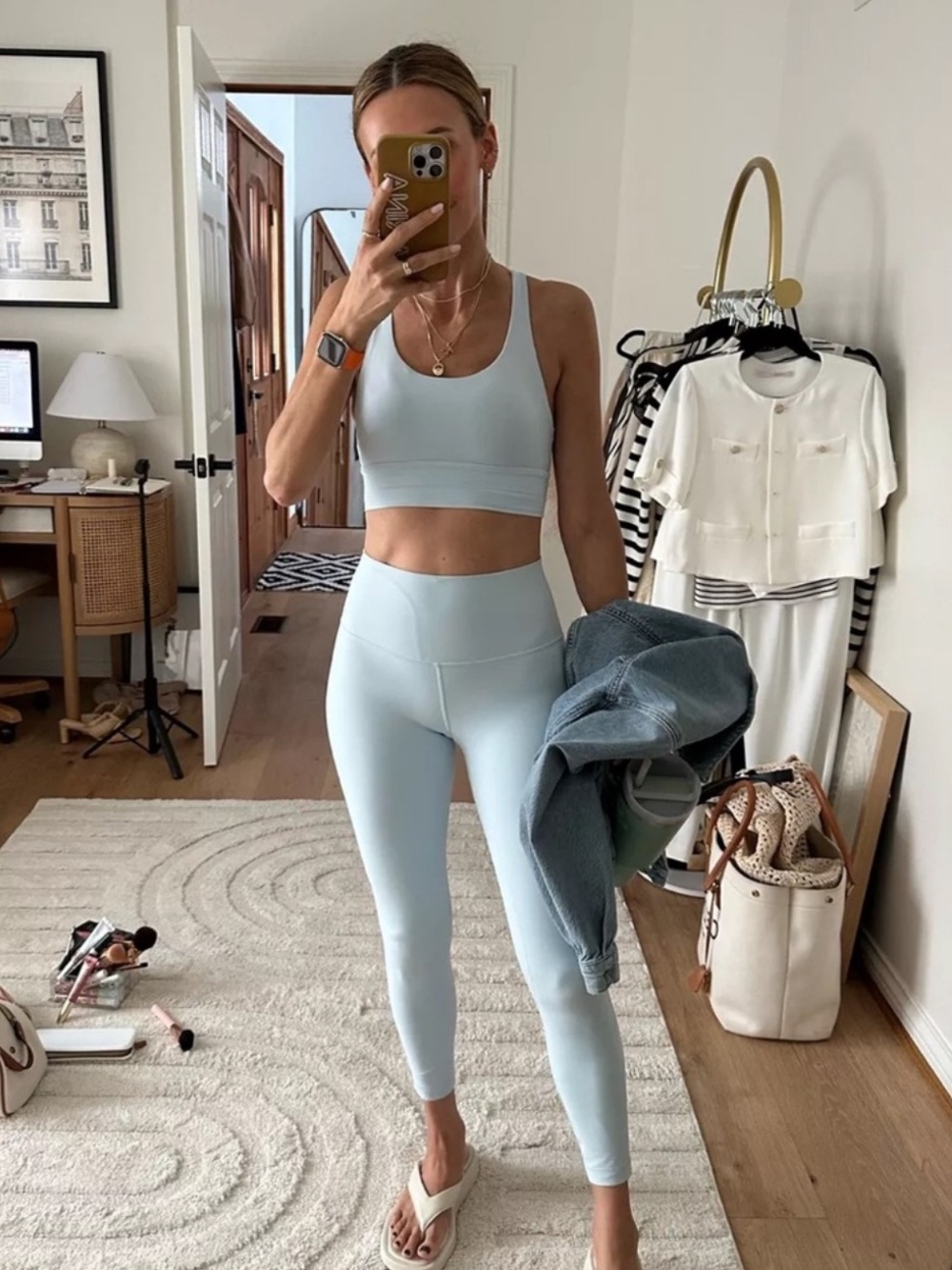 NWOT lululemon athletica align leggings powder blue size 6
